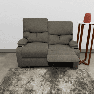 Chaplin Loveseat Reclinable Doble Gris Slate