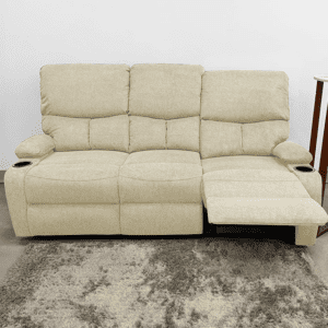 Chaplin Sofá Reclinable Triple Beige Champagne